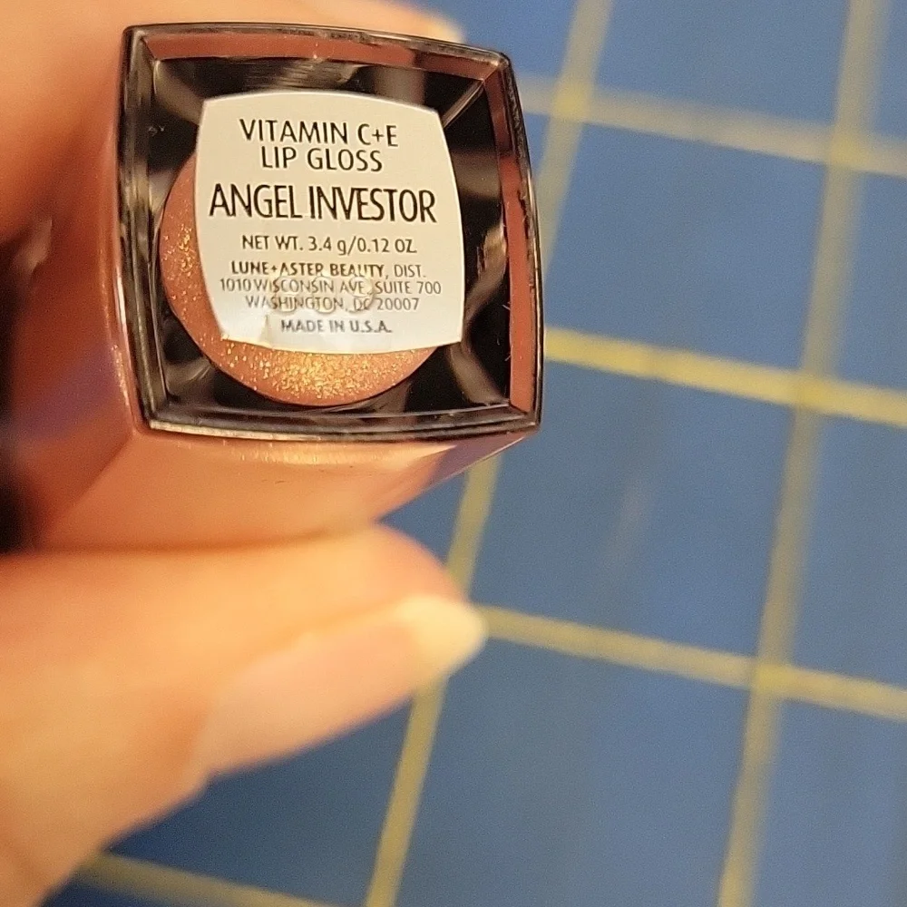 lune+aster Vit C Lip Gloss 0.12 oz New Angel Investor